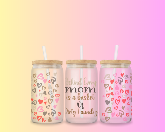 Dirty laundry 16 oz glass libbey