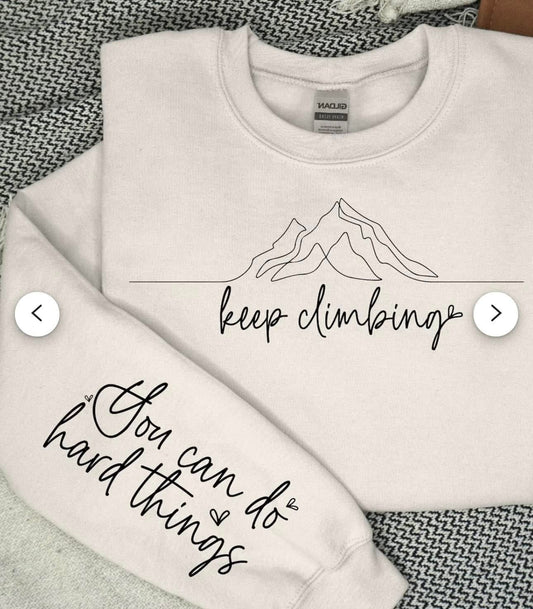 Keep Climbing Crewneck
