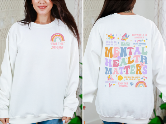 End the stigma crewneck