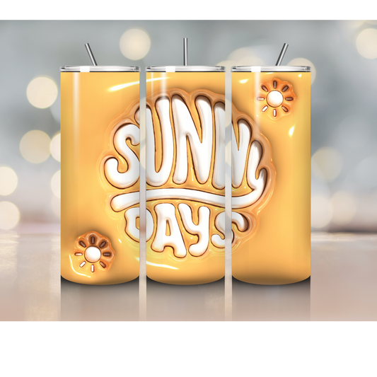 20 oz Sunny days tumbler