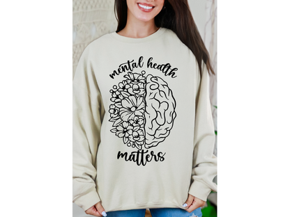 Mental health matters crewneck