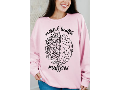 Mental health matters crewneck