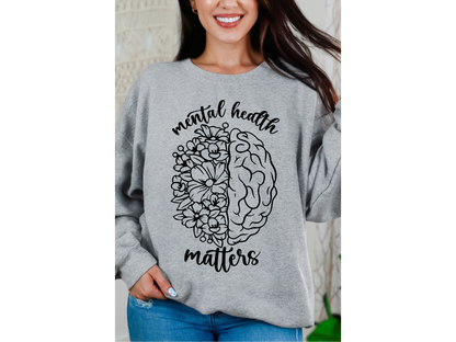 Mental health matters crewneck