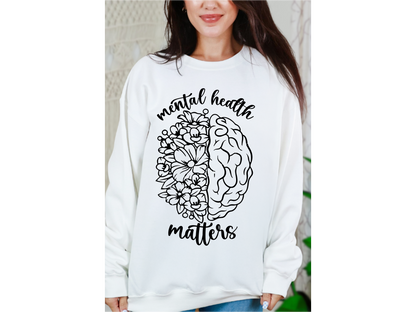 Mental health matters crewneck